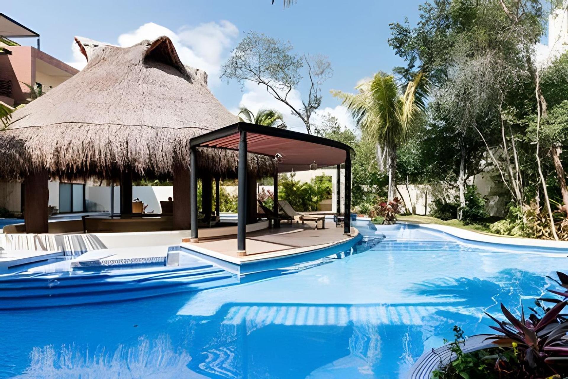 Casa De Lujo Ka'An Maya Acceso Swimup A La Piscina Tulum Ngoại thất bức ảnh